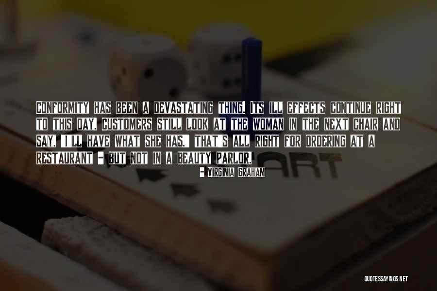 Beauty Parlor Quotes By Virginia Graham Beauty Parlor Quotes By Virginia Graham