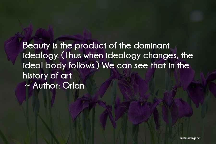 Beauty Product Quotes By Orlan