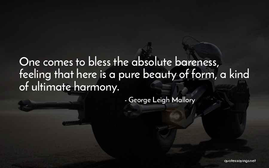 Beauty Pure Quotes By George Leigh Mallory