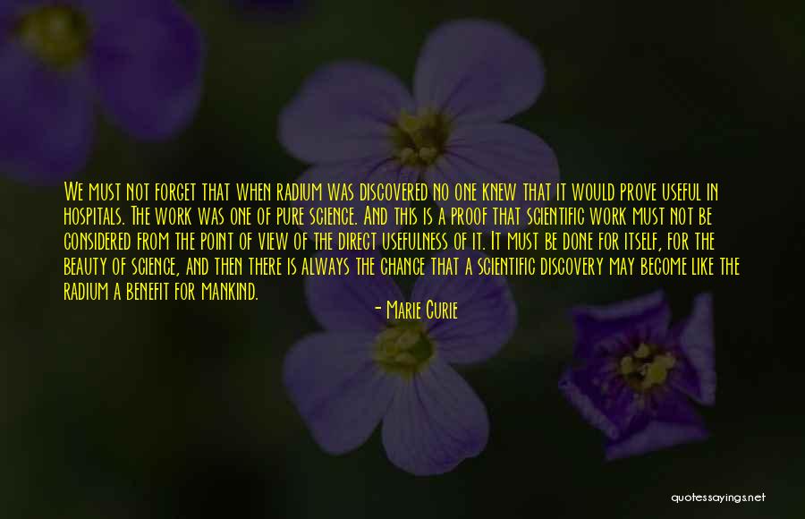 Beauty Pure Quotes By Marie Curie