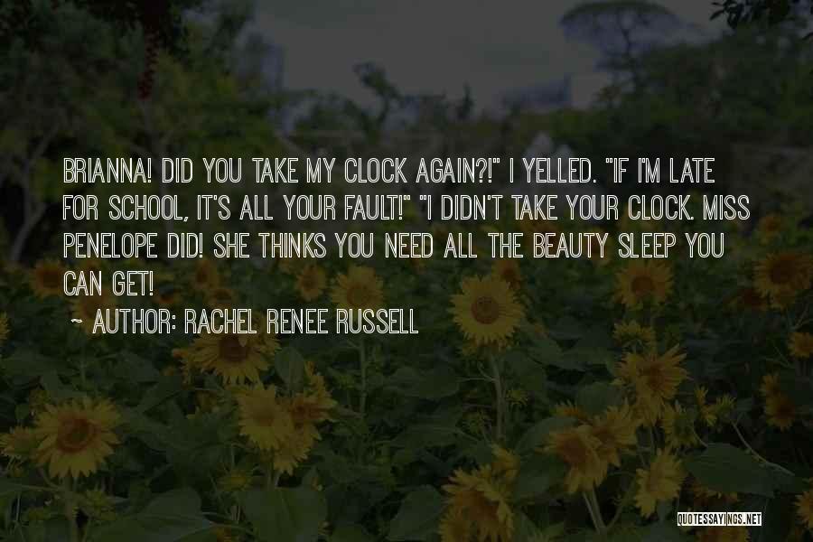 Beauty Sleep Quotes By Rachel Renee Russell