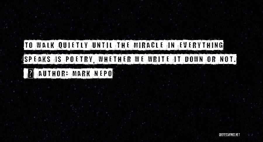 Beauty Speaks Quotes By Mark Nepo