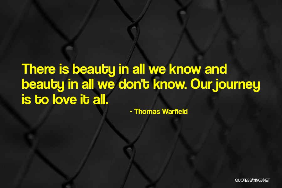 Beauty T Quotes By Thomas Warfield