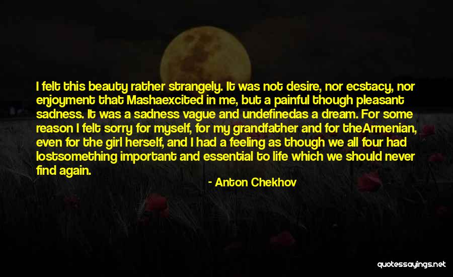 Beauty To A Girl Quotes By Anton Chekhov