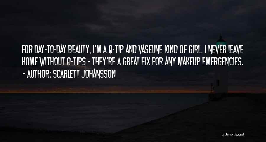 Beauty To A Girl Quotes By Scarlett Johansson