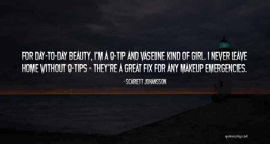 Beauty To A Girl Quotes By Scarlett Johansson