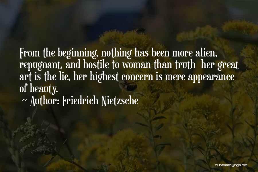 Beauty To Her Quotes By Friedrich Nietzsche