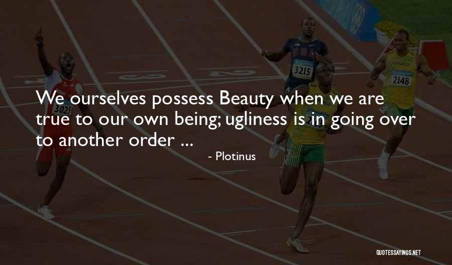 Beauty Ugliness Quotes By Plotinus