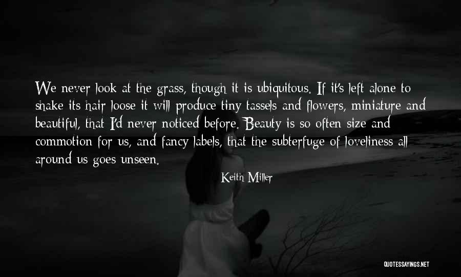 Beauty Unseen Quotes By Keith Miller