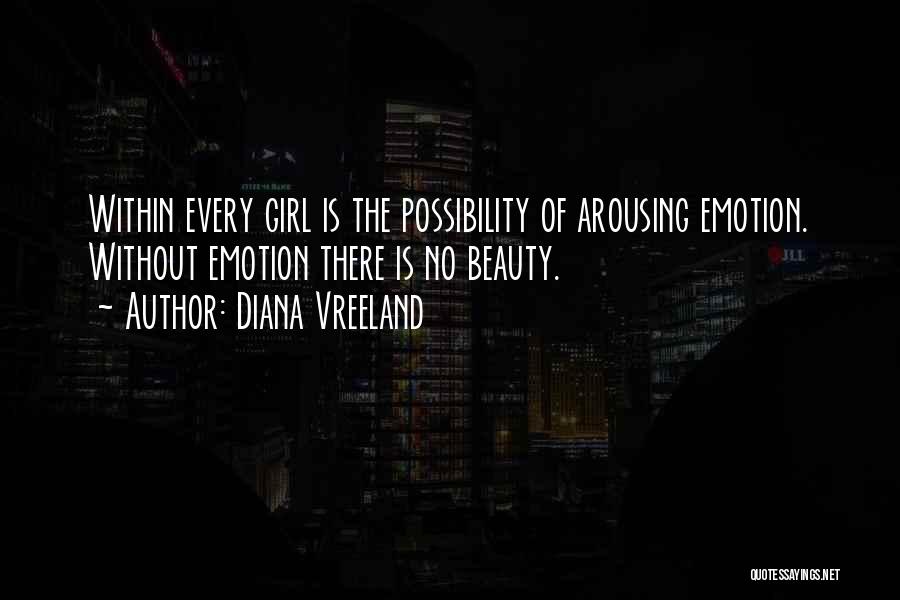 Beauty Within Quotes By Diana Vreeland