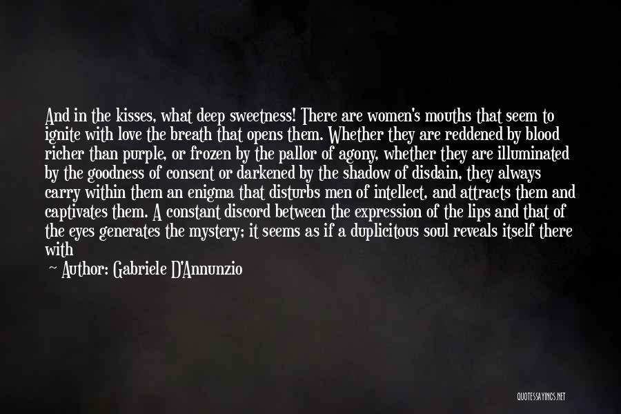 Beauty Within The Eyes Quotes By Gabriele D'Annunzio