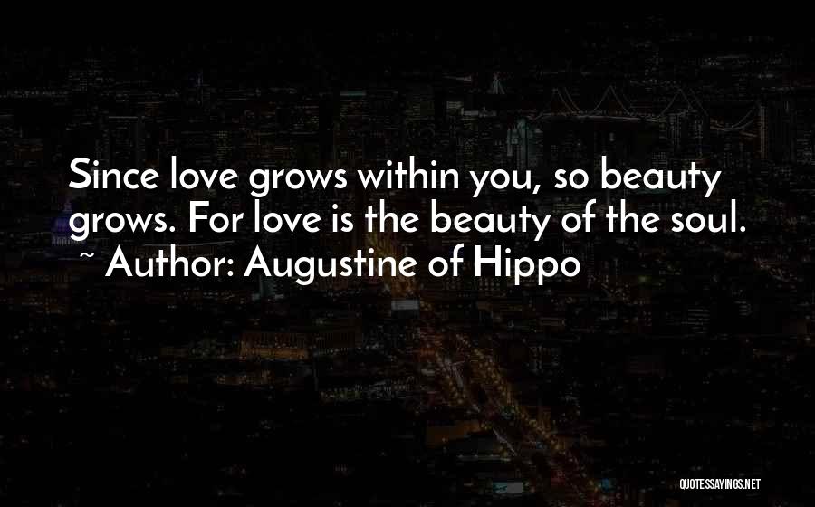 Beauty Within You Quotes By Augustine Of Hippo