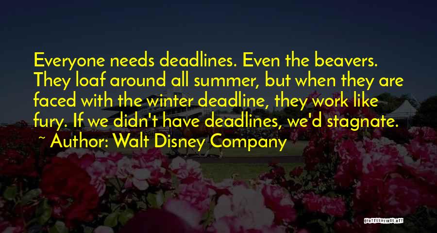 Beavers Quotes By Walt Disney Company