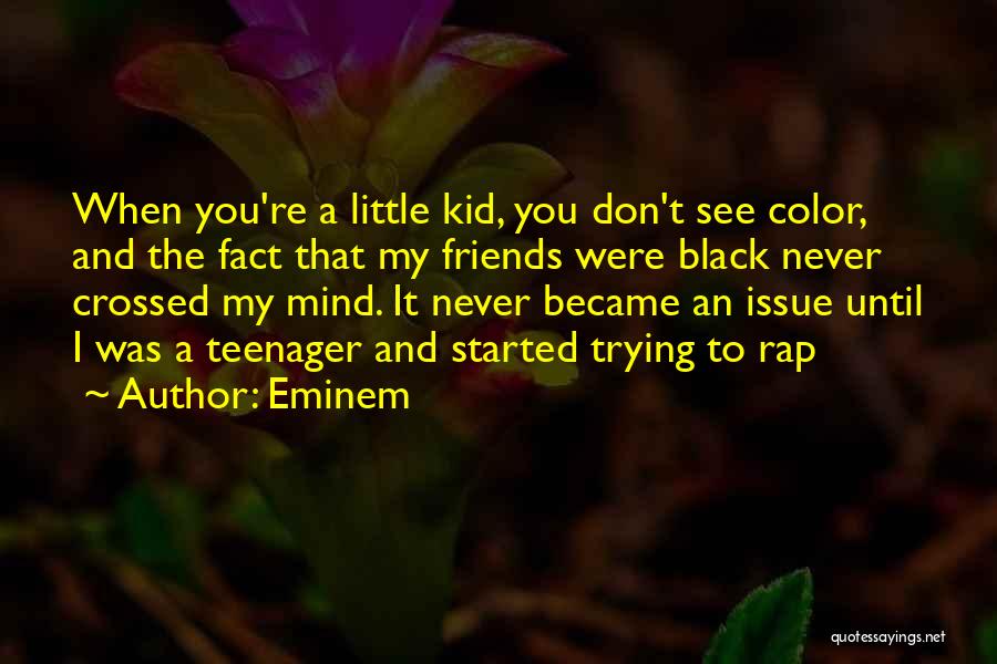 Became Friends Quotes By Eminem