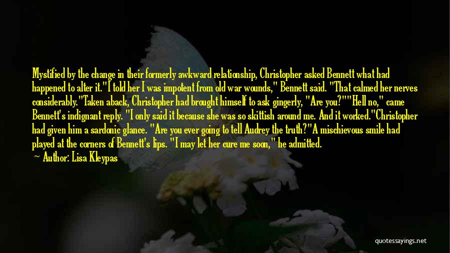Because Her Smile Quotes By Lisa Kleypas