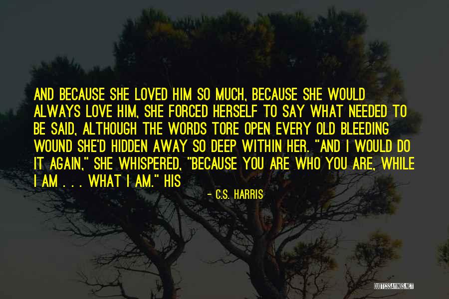 Because I Said So Love Quotes By C.S. Harris Because I Said So Love Quotes By C.S. Harris