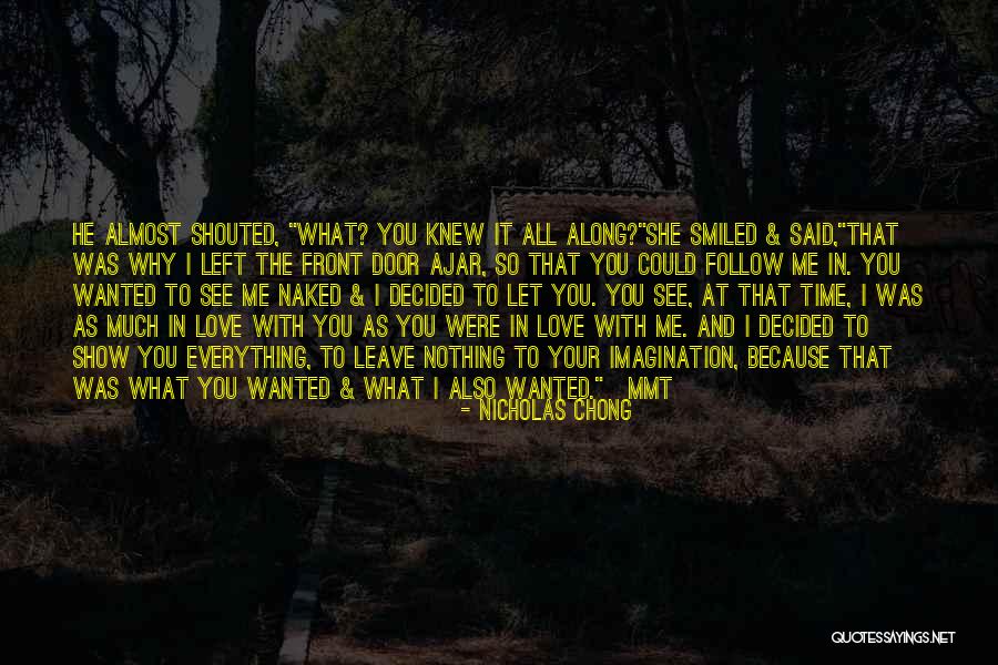 Because I Said So Love Quotes By Nicholas Chong Because I Said So Love Quotes By Nicholas Chong