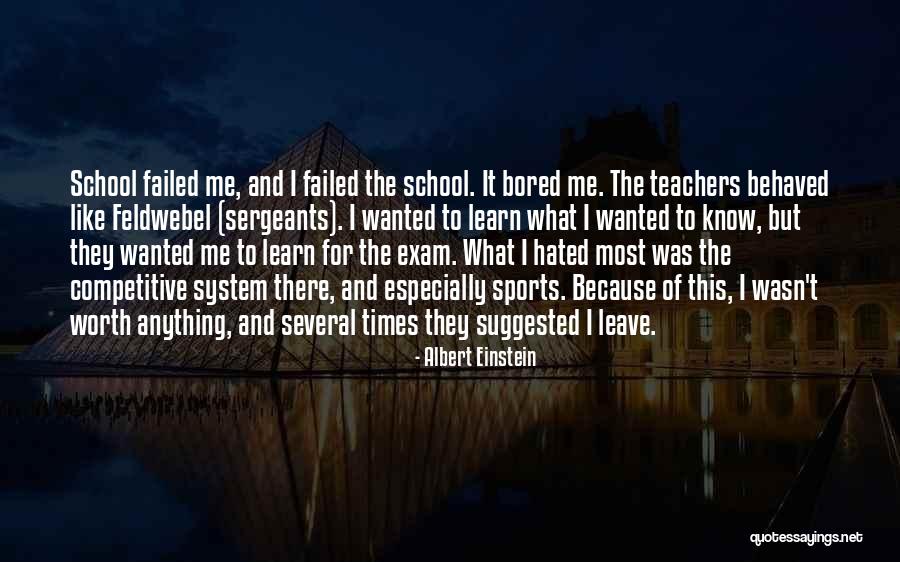 Because I'm Bored Quotes By Albert Einstein