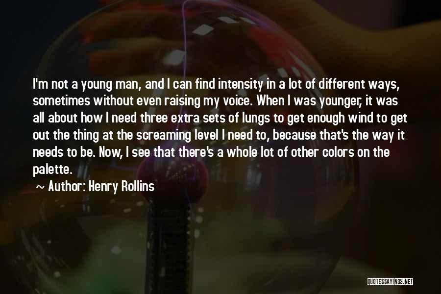 Because I'm Different Quotes By Henry Rollins