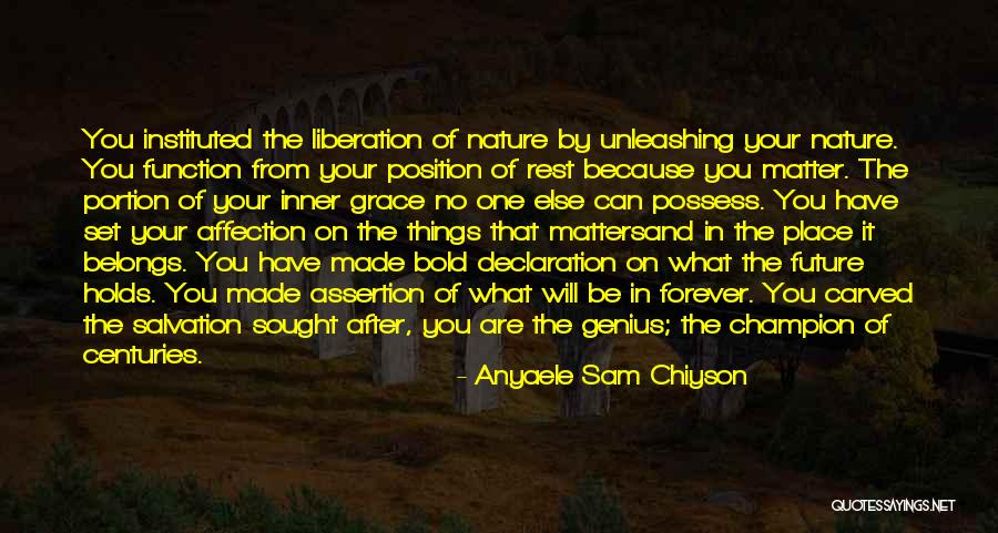 Because It Matters Quotes By Anyaele Sam Chiyson Because It Matters Quotes By Anyaele Sam Chiyson