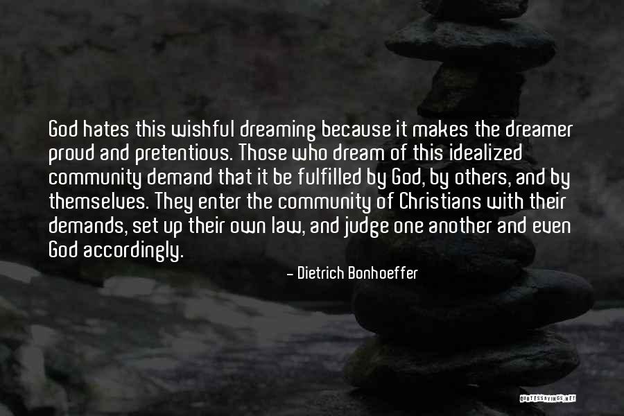 Because Of God Quotes By Dietrich Bonhoeffer