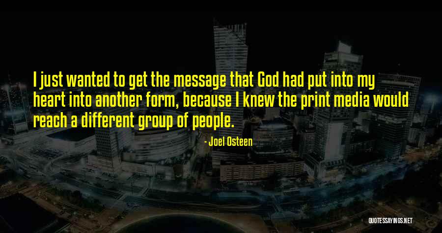 Because Of God Quotes By Joel Osteen