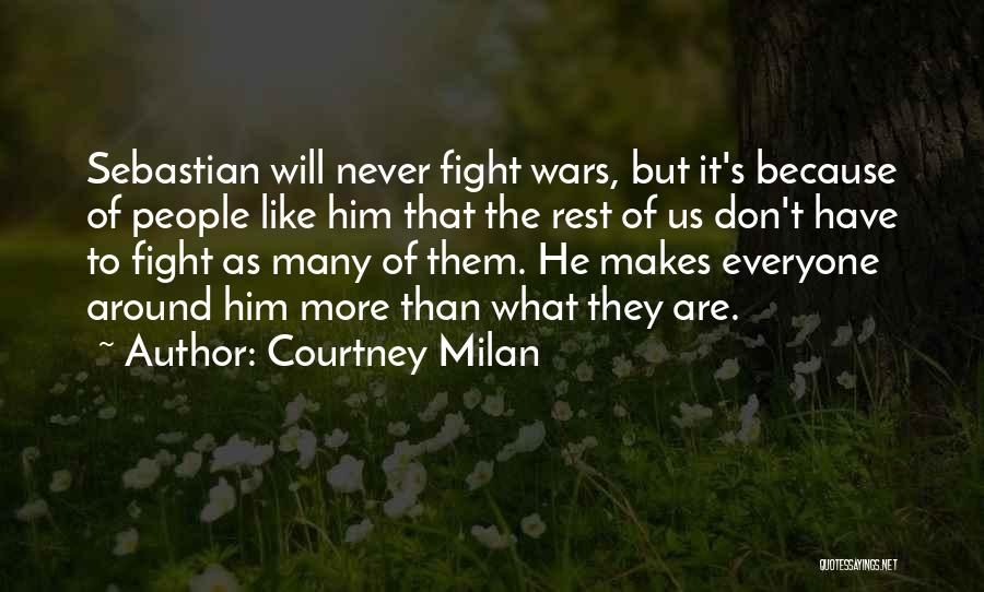 Because Of Him Quotes By Courtney Milan