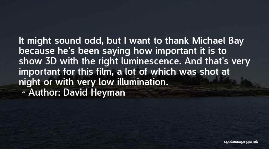 Because Of Low Quotes By David Heyman