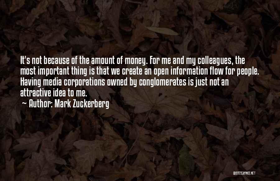 Because Of Money Quotes By Mark Zuckerberg