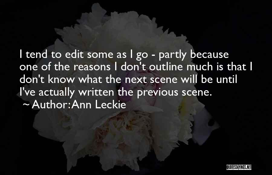 Because Of Quotes By Ann Leckie
