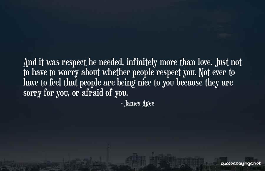 Because Of You Love Quotes By James Agee