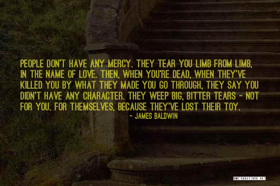 Because Of You Love Quotes By James Baldwin