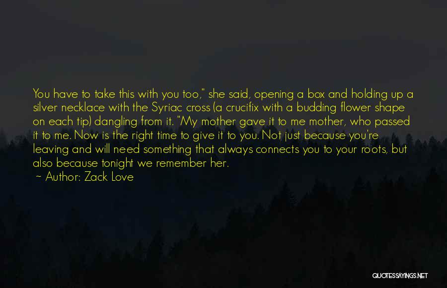Because She Is A Mother Quotes By Zack Love