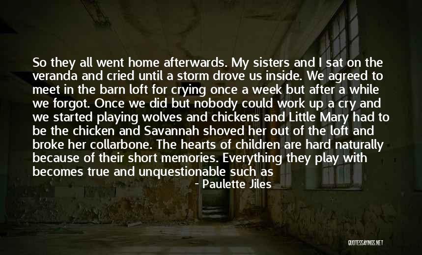 Because We Are Sisters Quotes By Paulette Jiles