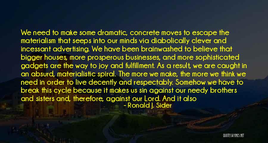 Because We Are Sisters Quotes By Ronald J. Sider