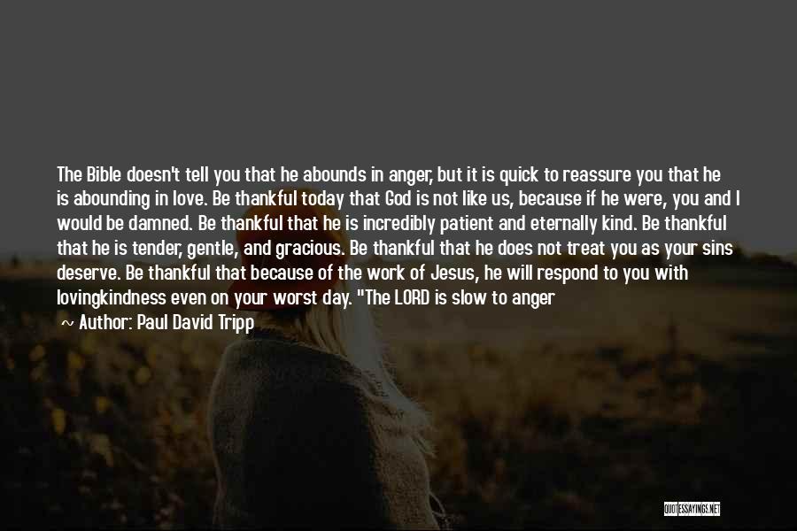 Because You Deserve It Quotes By Paul David Tripp