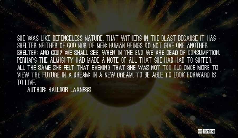 Because You Only Live Once Quotes By Halldor Laxness