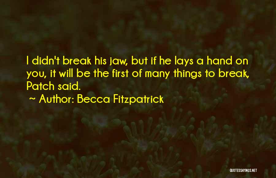 Becca Fitzpatrick Quotes 731802