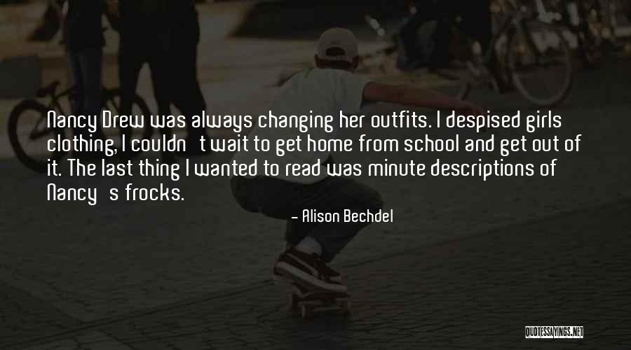 Bechdel Quotes By Alison Bechdel Bechdel Quotes By Alison Bechdel