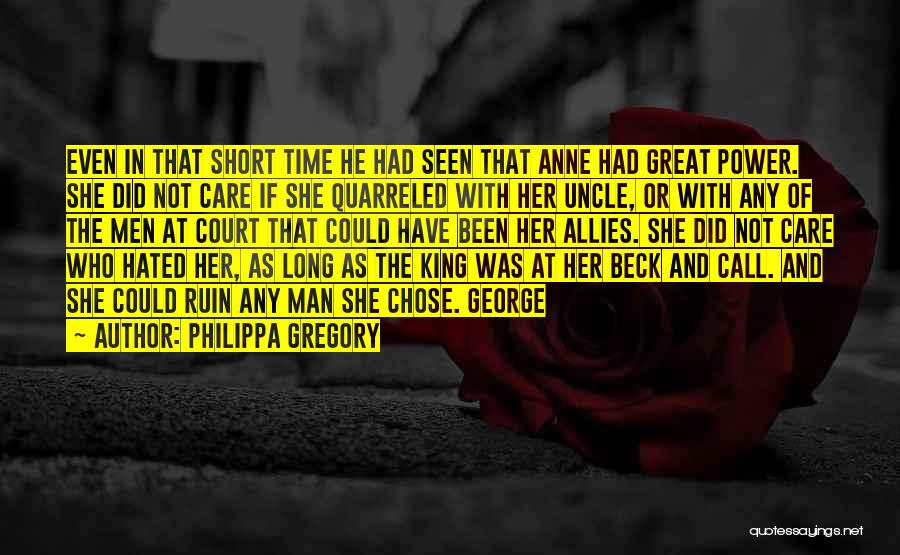 Beck And Call Quotes By Philippa Gregory