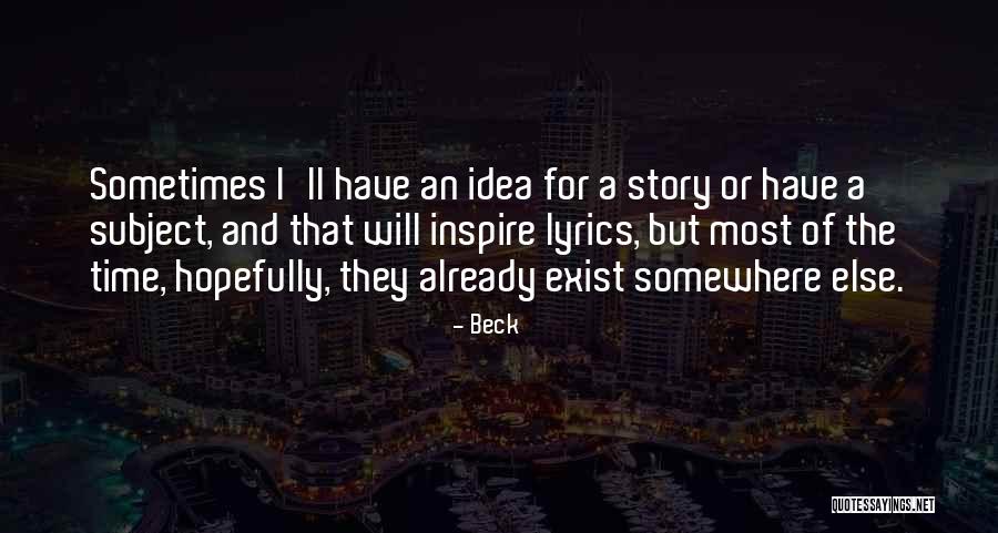 Beck Quotes 1835296