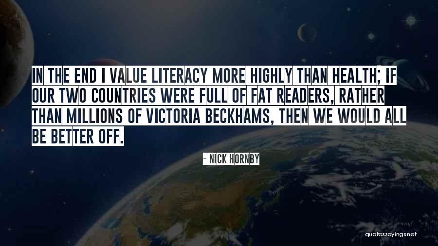 Beckhams Quotes By Nick Hornby Beckhams Quotes By Nick Hornby