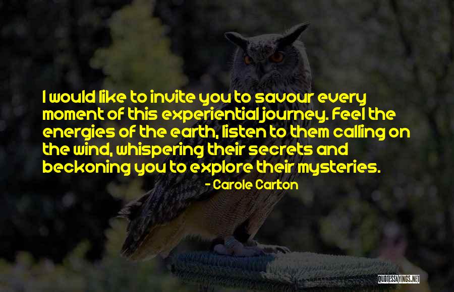 Beckoning Quotes By Carole Carlton