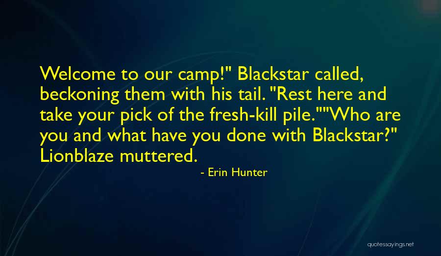 Beckoning Quotes By Erin Hunter Beckoning Quotes By Erin Hunter