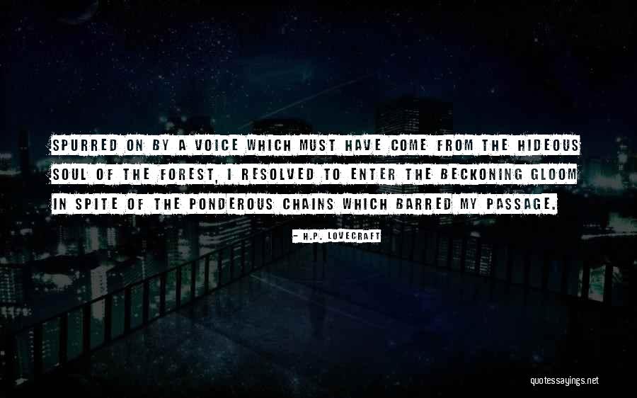 Beckoning Quotes By H.P. Lovecraft