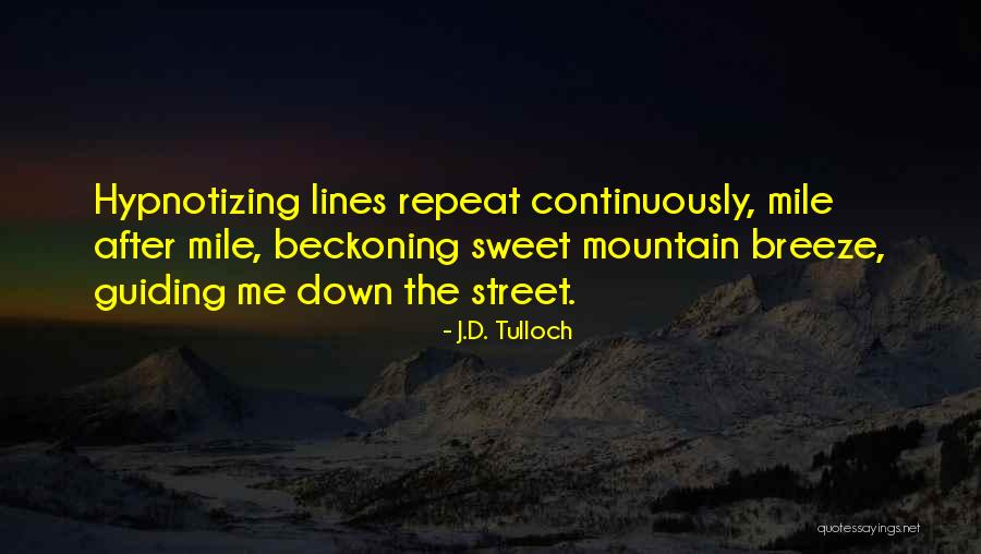 Beckoning Quotes By J.D. Tulloch