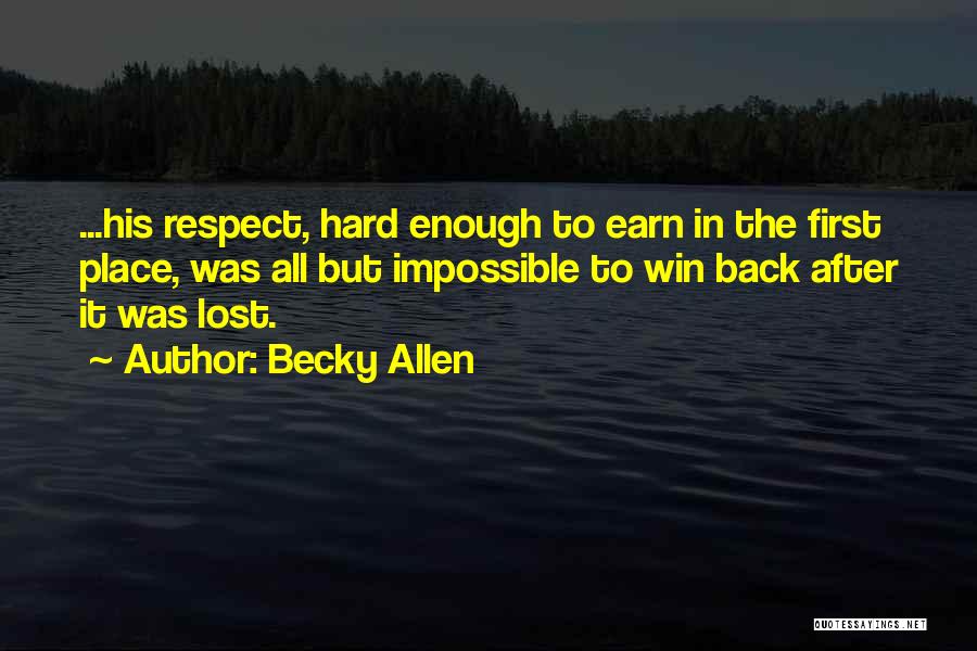 Becky Allen Quotes 301835
