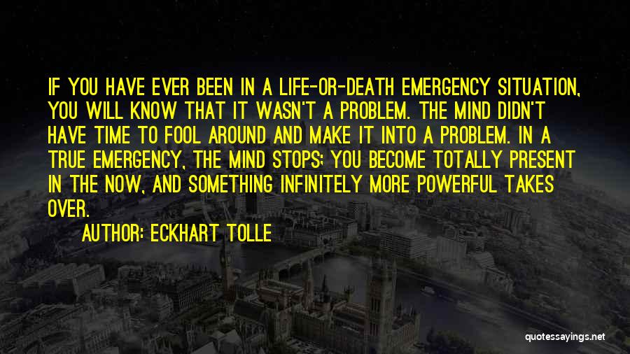 Become A Fool Quotes By Eckhart Tolle