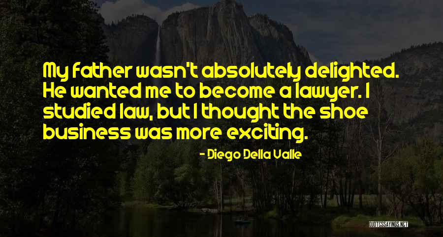 Become A Lawyer Quotes By Diego Della Valle