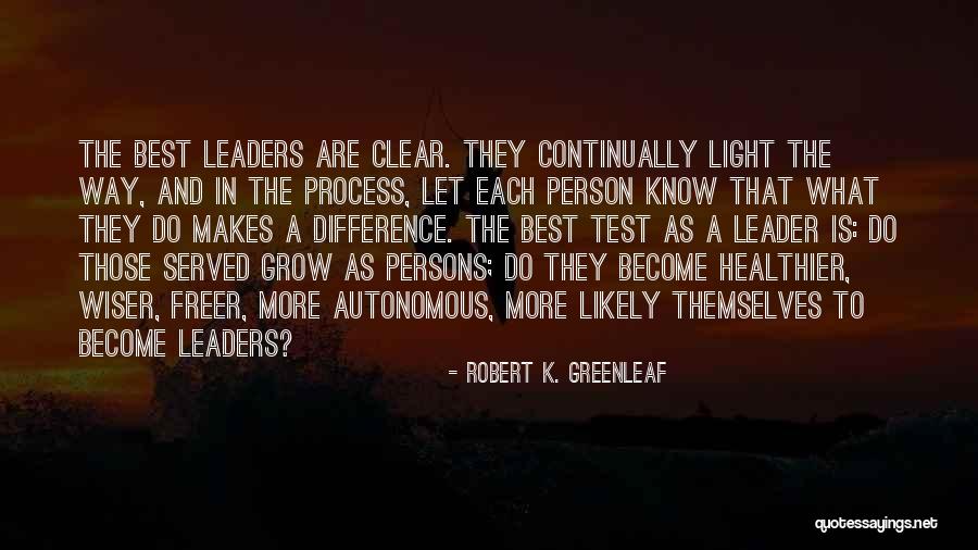Become A Leader Quotes By Robert K. Greenleaf Become A Leader Quotes By Robert K. Greenleaf
